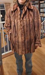 Vintage Bontjas - Echt Bont, Maat 38/40 (M), Bruin, Ophalen of Verzenden, Zo goed als nieuw