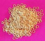 250 Goudkleurig open jump ringetjes  5x0.9mm, Ophalen of Verzenden, Nieuw, Overige typen