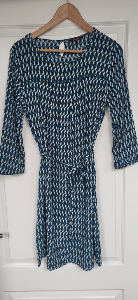 Mooi King Louie jurkje maat 40, Kleding | Dames, Jurken, Zo goed als nieuw, Maat 38/40 (M), Blauw, Boven de knie, Ophalen of Verzenden