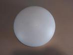 Vintage gispen 1950s plafondlamp mat wit glas 30cm, Antiek en Kunst, Ophalen of Verzenden