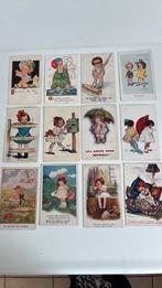 12 oude kinder/humorkaarten. Divers, Ophalen, Kinderen