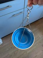 Vogelvoederschaal Vivara - Blauw/Wit, Tuin en Terras, Vogelhuisjes en Vogelbaden, Ophalen of Verzenden, Zo goed als nieuw