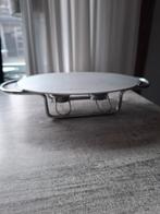 Warmhoudplaat met theelichthouder, Ophalen, Zo goed als nieuw