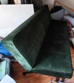 Slaapbank groen velvet, Huis en Inrichting, Slaapkamer | Slaapbanken, Ophalen, 100 cm, Zo goed als nieuw, Twijfelaar