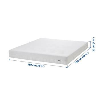 Ikea matras 180x200, met wasbare hoes beschikbaar voor biedingen
