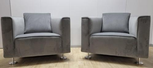 Blizz fauteuil / set van 2 / Design on Stock / Refurbished, Huis en Inrichting, Fauteuils, Nieuw, Metaal, Stof, 75 tot 100 cm