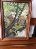 schilderij, Antiek en Kunst, Kunst | Schilderijen | Klassiek, Ophalen of Verzenden