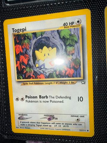 Togepi Pokémonkaart - Jungle Set beschikbaar voor biedingen