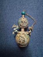 Antiek Chinees Snuifflesje Draken, Ophalen of Verzenden