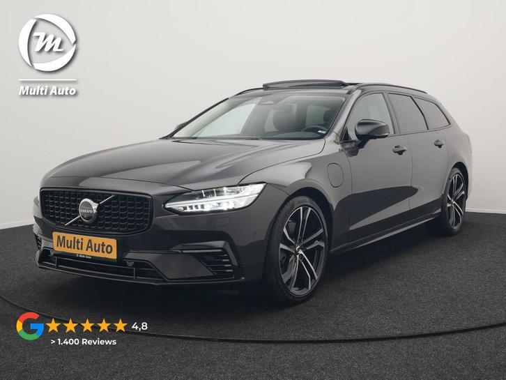 Volvo V90 T8 AWD Ultimate Dark Plug In Hybrid 455pk Dealer O, Auto's, Volvo, Bedrijf, Te koop, V90, 360° camera, 4x4, ABS, Achteruitrijcamera