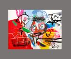 jack soro _  schilderij -  110x95 cm _   abstract, Antiek en Kunst, Kunst | Schilderijen | Modern, Ophalen of Verzenden