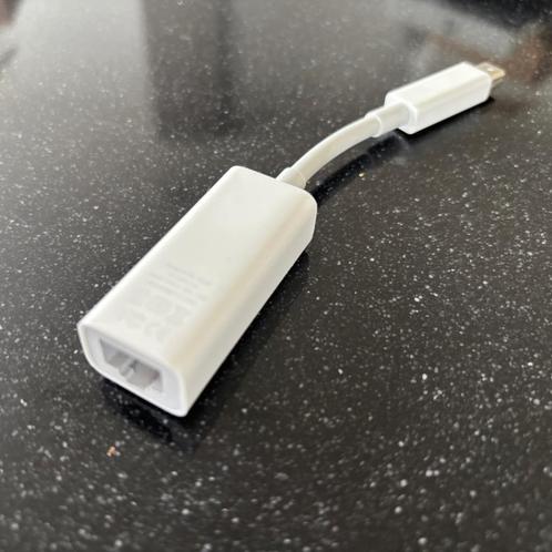 Apple Thunderbolt naar Gigabit Ethernet Adapter (A1433), Computers en Software, Pc- en Netwerkkabels, Zo goed als nieuw, Ophalen of Verzenden