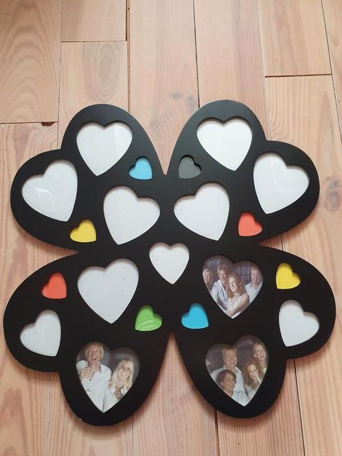 Fotolijst hartjes, Huis en Inrichting, Woonaccessoires | Onderzetters, Gebruikt, Glas of Kopje, Ophalen of Verzenden