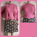 TV12. Vintage shirt en vest mt 42/44, 9462RP 14, Verzenden, Vintage kleertjes, Maat 42/44 (L)