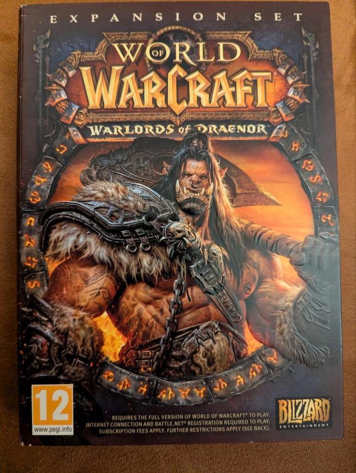 WoW: Warlords of Draenor - PC Game, Spelcomputers en Games, Games | Pc, Gebruikt, Role Playing Game (Rpg), 3 spelers of meer, Vanaf 12 jaar
