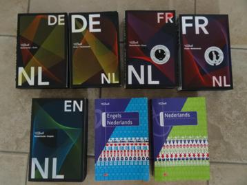 Frans, Duits, Nederlands, Engels, woordenboeken beschikbaar voor biedingen