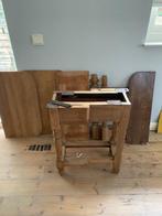 Antiek uitkapbare tafeltje, Ophalen