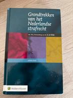 Grondtrekken van het Nederlandse strafrecht, Boeken, Studieboeken en Cursussen, Ophalen of Verzenden, Alpha, Zo goed als nieuw