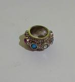 Mendak Bali Keris Zilverkleurig Messing Met Stenen MKK74, Antiek en Kunst, Kunst | Niet-Westerse kunst, Verzenden