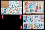 15x vintage aankleedpop retro 60s 70s paper doll retro, Ophalen of Verzenden, Zo goed als nieuw, Pop