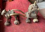 Antiek…. Prachtige Bronzen Tempel met Olifant - India, Ophalen of Verzenden, Brons