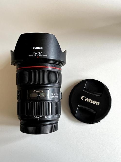 Canon EF 24-70 2.8 II (mark 2 f2.8), Audio, Tv en Foto, Fotografie | Lenzen en Objectieven, Gebruikt, Standaardlens, Ophalen of Verzenden
