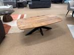 Salontafel Deens ovaal 130cm Mango Direct/Leverbaar E-2254, Huis en Inrichting, Tafels | Salontafels, Ophalen, 50 tot 100 cm, Nieuw