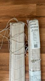 Bamboe rolgordijn 150x160 cm, Nieuw, Crème, 150 tot 200 cm, Ophalen