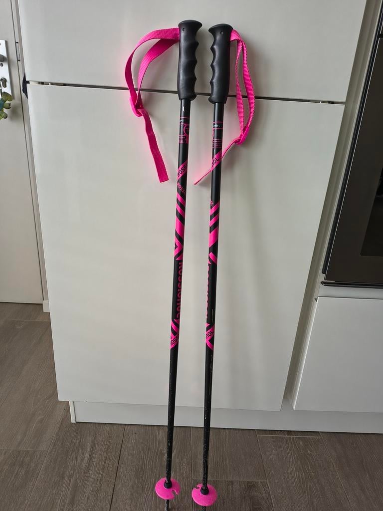 Rossignol skistokken 105cm, Sport en Fitness, Skiën en Langlaufen, Ophalen, Gebruikt, Stokken, 100 tot 140 cm