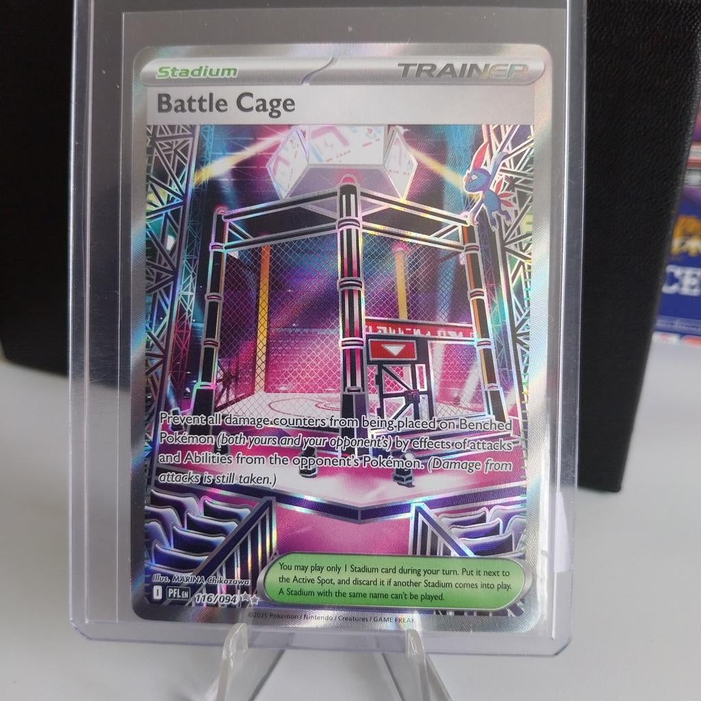 Battle Cage - Phantasmal Flames Trainerkaart, Ophalen of Verzenden, Zo goed als nieuw, Losse kaart