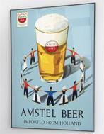 Amstel Bier USA Poster Reclame affiche, Verzamelen, Biermerken, Ophalen of Verzenden, Nieuw, Reclamebord, Plaat of Schild, Amstel