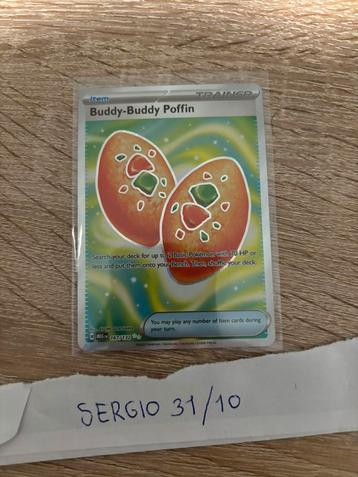 Buddy- Buddy Poffin - Pokemon Mega Evoltuoon 167/132 beschikbaar voor biedingen