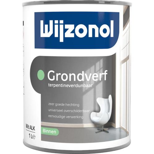 Wijzonol Interieurverven ALKYD Grondverf, Doe-het-zelf en Verbouw, Verf, Beits en Lak, Nieuw, Lak, Minder dan 5 liter, Ophalen of Verzenden