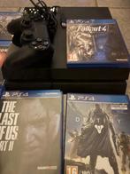 Playstation 4 met 12 spellen, Spelcomputers en Games, 1 speler, Zo goed als nieuw, Eén computer, Vanaf 3 jaar