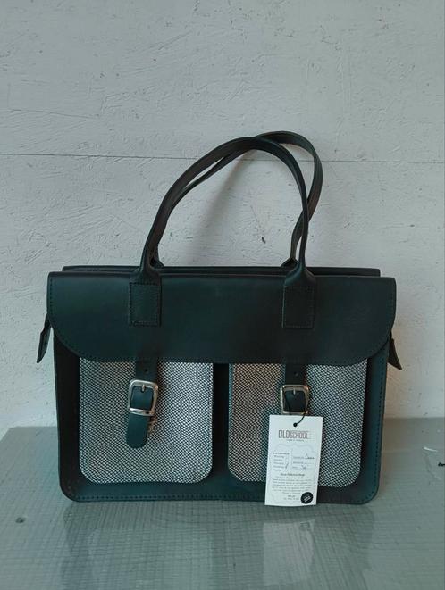 Oldschool bags schooltas metallic Nieuw!, Sieraden, Tassen en Uiterlijk, Tassen | Damestassen, Nieuw, Handtas, Bruin, Ophalen of Verzenden