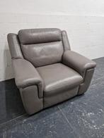 Fauteuil grijs / antraciet leer, Ophalen, Gebruikt, /, /