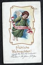 Friede auf Erde, engeltje met kerstboodschap, 1904, Verzenden, Voor 1920, Gelopen, Feest(dag)