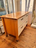 IKEA Varde, Houten Keukeneiland/Werkbank met Lades, Huis en Inrichting, Keuken | Keukenelementen, Ophalen, Gebruikt, 100 tot 150 cm