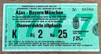 Toegangskaartje Ajax-Bayern München EC I 1972/73, Ophalen of Verzenden, Gebruikt, Ajax