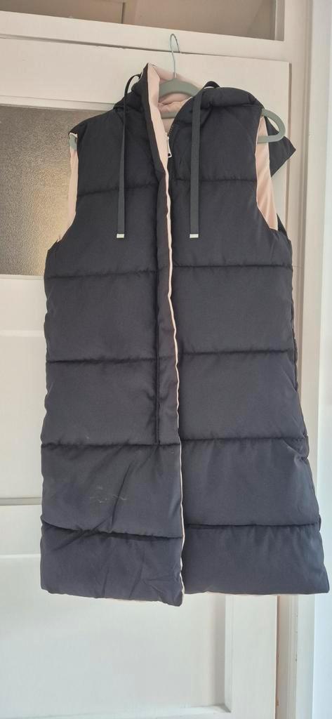 Lange bodywarmer 2 kanten draagbaar, Kleding | Dames, Bodywarmers, Zo goed als nieuw, Ophalen of Verzenden