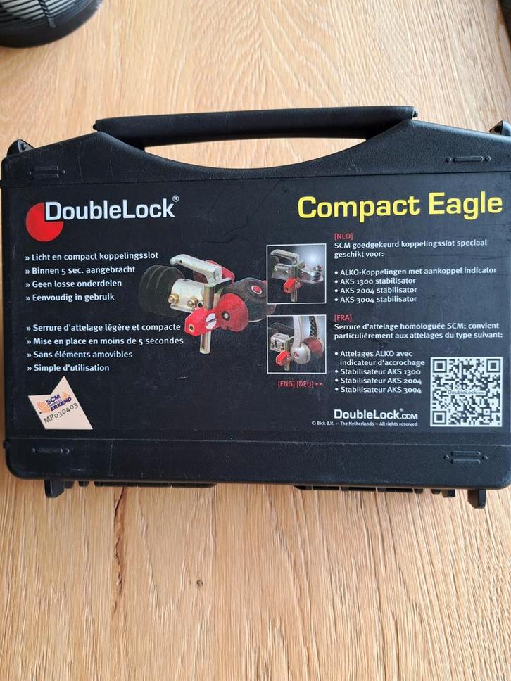 Nieuw Disselslot Alko Compact Eagle SCM Goedgekeurd, Caravans en Kamperen, Caravan accessoires, Nieuw, Ophalen