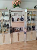 Vitrine kast+ TV meubel, Ophalen, Gebruikt, 25 tot 50 cm, 150 tot 200 cm