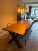 Robuuste Boomstam Tafel - Maatwerk, Ophalen, Eikenhout, 200 cm of meer, 50 tot 100 cm