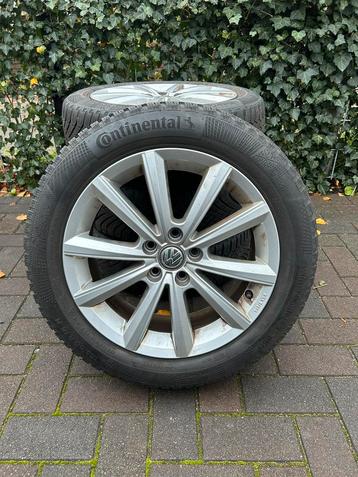 VW volkswagen polo 16 inch 5x100 winterset Continental M+S beschikbaar voor biedingen