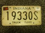 Kentekenplaat licenseplate Indiana Truck USA, Verzenden, Gebruikt, Auto's