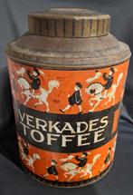 Blik Verkade toffee tonnetje, Ophalen of Verzenden, Zo goed als nieuw, Koek(jes), Verkade