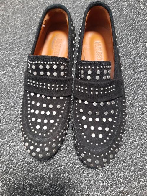 zwarte schoenen Deabused met studs maat 37, Kleding | Dames, Schoenen, Zo goed als nieuw, Instappers, Zwart, Ophalen of Verzenden