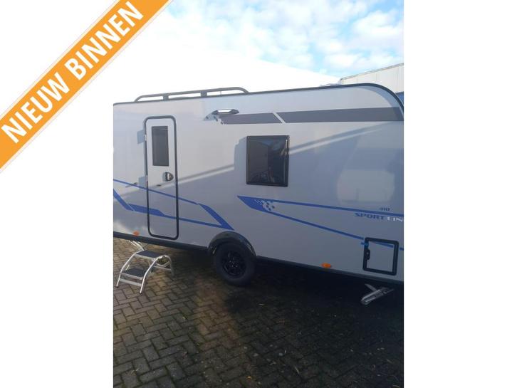 Caravelair Sport Line 410, Caravans en Kamperen, Caravans, Bedrijf, tot en met 3, Treinzit, Caravelair, Lengtebed, Overige typen