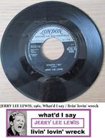 JERRY LEE LEWIS, single 1961, What'd I say, Overige formaten, Overige soorten, Gebruikt, Ophalen