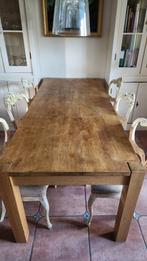 Houten Eetkamertafel - 210x90x78 cm, Huis en Inrichting, Tafels | Eettafels, 200 cm of meer, Landelijk, Vijf personen of meer